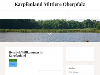 karpfenland-oberpfalz.de Webseite Vorschau