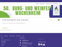 weinfest-wachenheim.de Webseite Vorschau