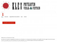 klex.be Webseite Vorschau
