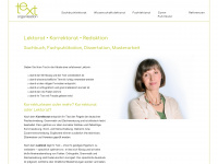 textorganisation.de Webseite Vorschau