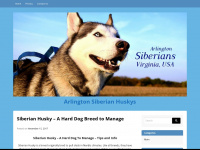 arlington-siberians.com Webseite Vorschau