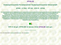 kphg.de Webseite Vorschau