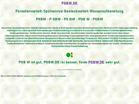 psbw.de Webseite Vorschau