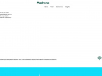 madrona.com Webseite Vorschau