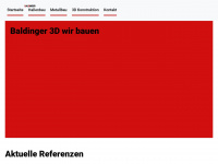 baldinger-3d.at Webseite Vorschau