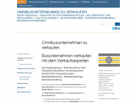 omnibusunternehmenzuverkaufen.wordpress.com Webseite Vorschau