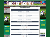 soccerscores.co Webseite Vorschau