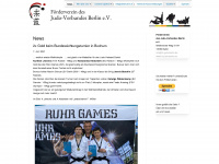 fv-judo-berlin.de Webseite Vorschau