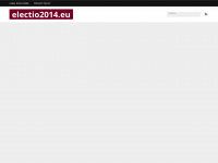 electio2014.eu Webseite Vorschau