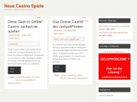 neue-casino-spiele.com Webseite Vorschau