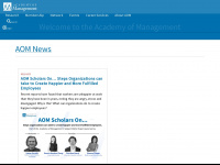 aom.org Webseite Vorschau