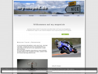 my-moped.de Webseite Vorschau