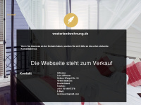 westerlandwohnung.de Webseite Vorschau