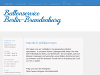 ballonservice-berlin.com Webseite Vorschau