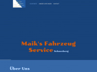 maiks-fahrzeug-service.de Webseite Vorschau