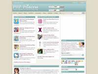 php-princess.net Webseite Vorschau