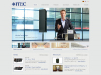itec-audio.com Webseite Vorschau