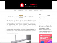 nocampo.com Webseite Vorschau