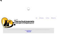 tierschutzverein-trossingen.de Webseite Vorschau
