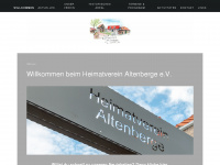 heimatverein-altenberge.de Webseite Vorschau