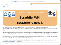 sprachheilwiki.de Webseite Vorschau