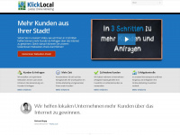 klicklocal.de Webseite Vorschau