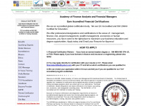 financialcertified.com Webseite Vorschau