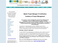 certifiedprojectmanager.us Webseite Vorschau