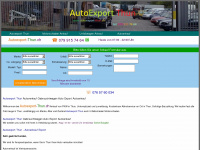 autoexport-thun.ch Webseite Vorschau