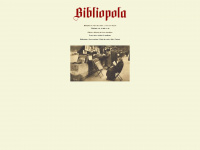 bibliopola.org Webseite Vorschau