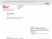 art-collection-telekom.com Webseite Vorschau