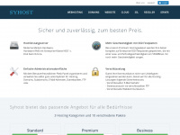 syhost.ch Webseite Vorschau