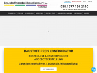 baustoffhandel-baudiscount.de Webseite Vorschau