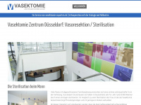 duesseldorf-vasektomie.de Webseite Vorschau