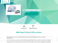 mint-award-technik.de Webseite Vorschau