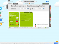 dias-laborables.es Webseite Vorschau