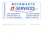 it-meer.de Webseite Vorschau