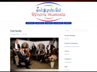 salonorchester-reveriemusicale.de Webseite Vorschau