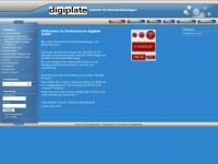 digiplate.eu Webseite Vorschau