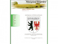 tangersdorf.de Webseite Vorschau
