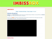 imbissbox.at Webseite Vorschau