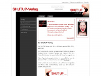 shutup-verlag.de Webseite Vorschau