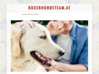 boxerhundeteam.at Webseite Vorschau