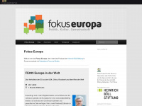 fokus-europa.de Webseite Vorschau