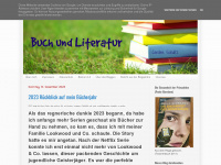 buchundliteratur.blogspot.com Webseite Vorschau