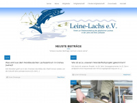 leine-lachs.de Webseite Vorschau