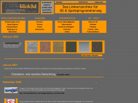 klick3d.de Webseite Vorschau