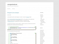 unorganized.net Webseite Vorschau