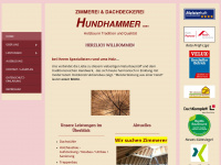 hundhammer.de Webseite Vorschau