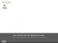 baeckerei-kotter.de Webseite Vorschau